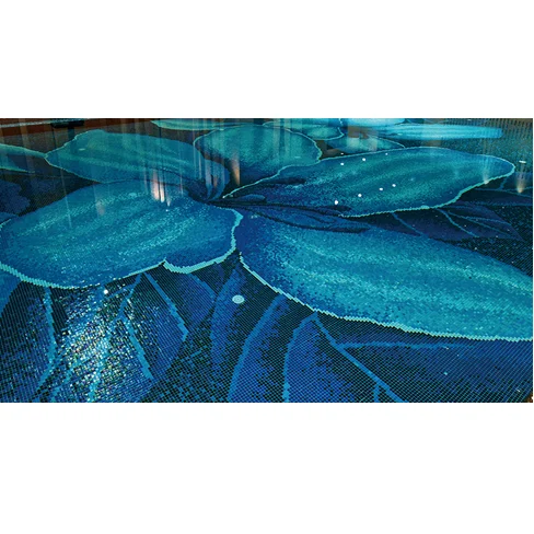 Polished 600X600 Outdoor Glass Mosaic For Swimming Pool Tile Porcelain Tiles Black