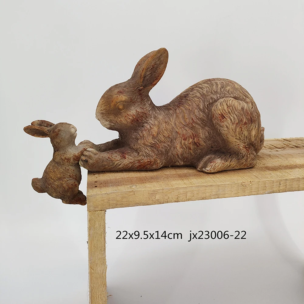 Easter Bunny Magnesia Crafts Flower Pot Garden Decoration Bunny