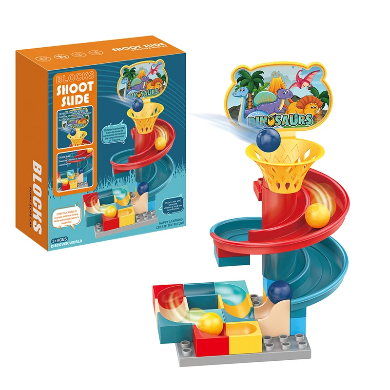 Marble run roll a ball racing game for toys kids children 2023