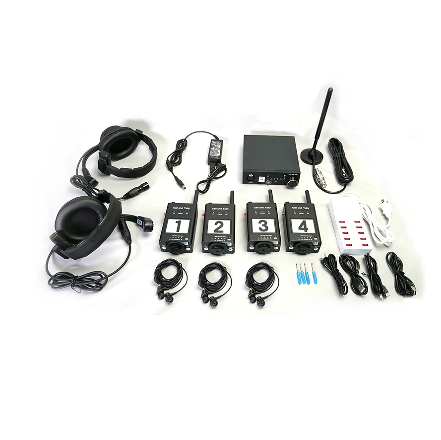 New Product High Quality Professional Accurate Duplex 4 Way Wireless Intercom Ip for Studio and Camera Studio