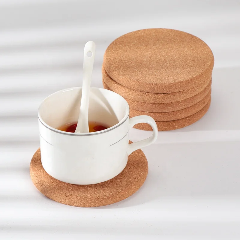 4 Pack cork coaster cork pot holder cork trivet for hot dishes,pots and pans