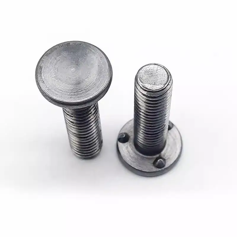 High Quality  Plain Flat Head Steel 3 Spot Stud Bolts 3 Points Welding Screws in Both Inch and Metric Measurements Car screw
