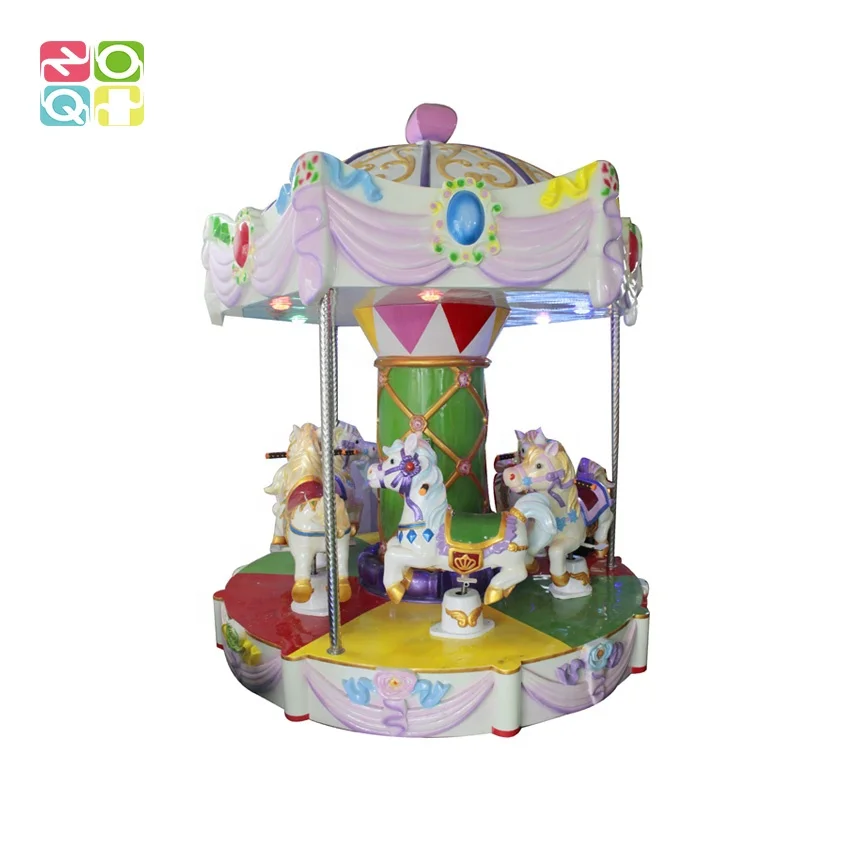 3 Player 6 Player Amusement Merry Go Round Playground Equipment Carousel Ride For Kids