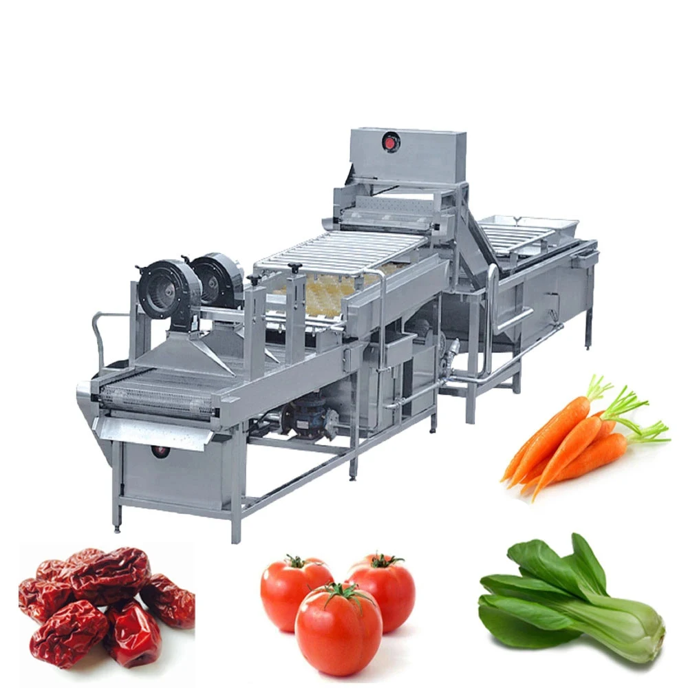 fruit & vegetable washing and air drying machine