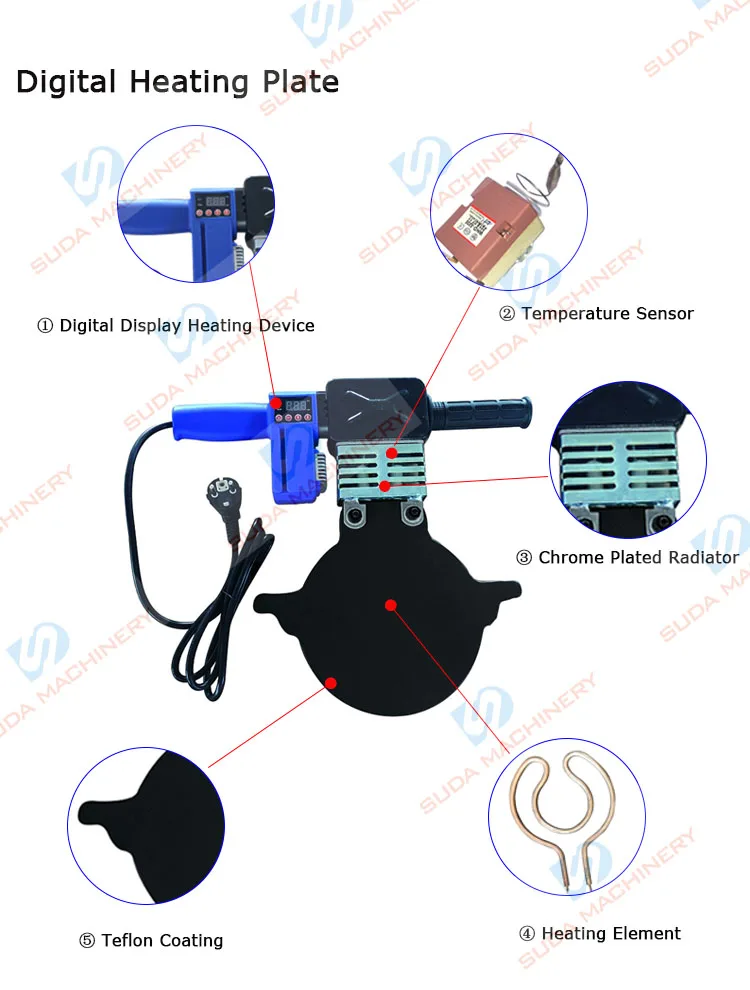 Hot product automatic welding machine butt fusion welding machine hydraulic welding machine