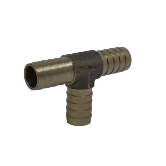 Brass fitting plumbing tube fitting compression tee push fit fitting copper transition joint