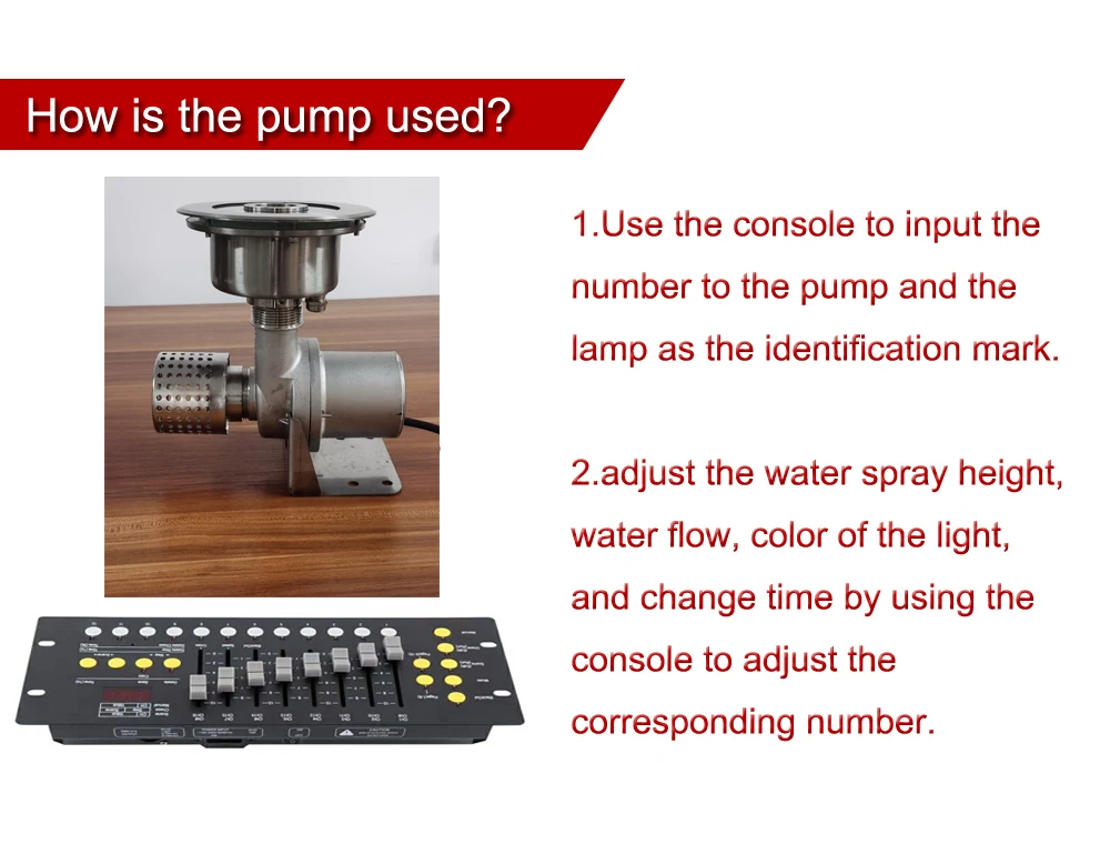 the latest variable speed programmable DC24V dmx dancing fountain for outdoor square dry deck fountain   floor water fountain