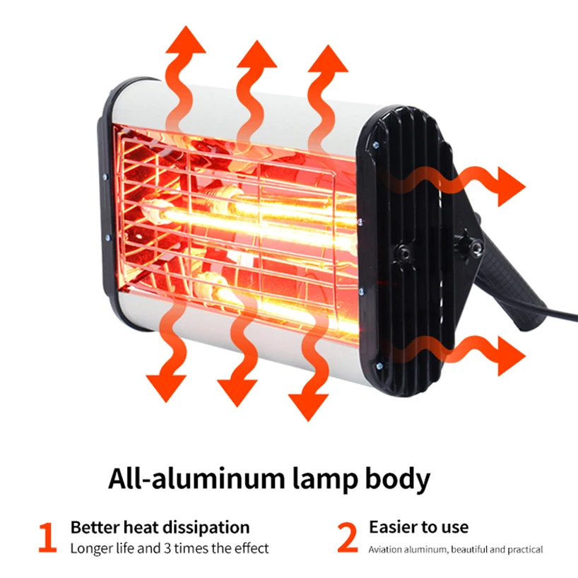 1200w Infrared Heat Lamps High Quality Infrared Curing Lamp for car paint drying