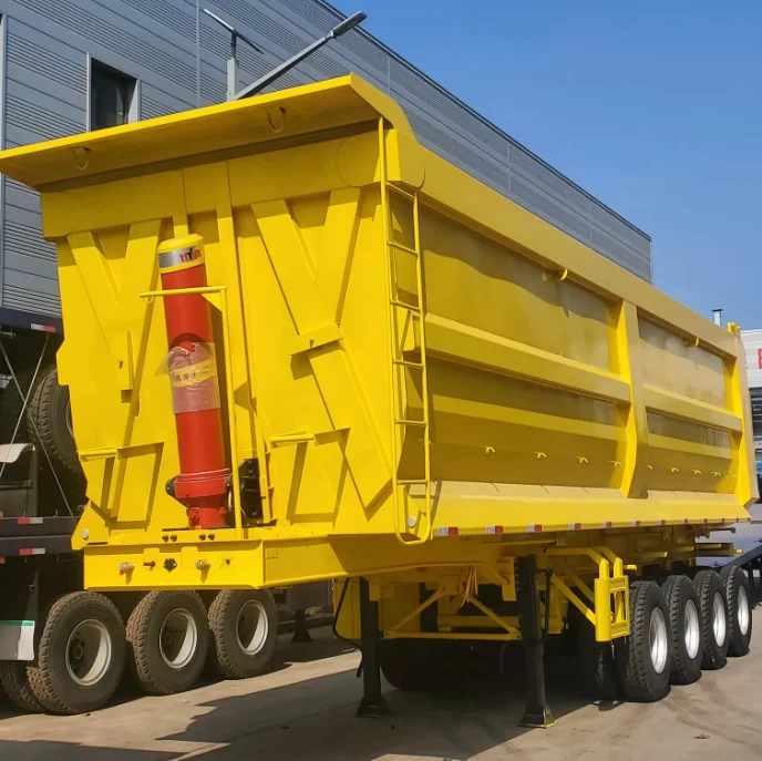 Factory direct sales, customization supported, global hot-selling 3-axle 4-axle rear-end dump semi-trailer truck trailer