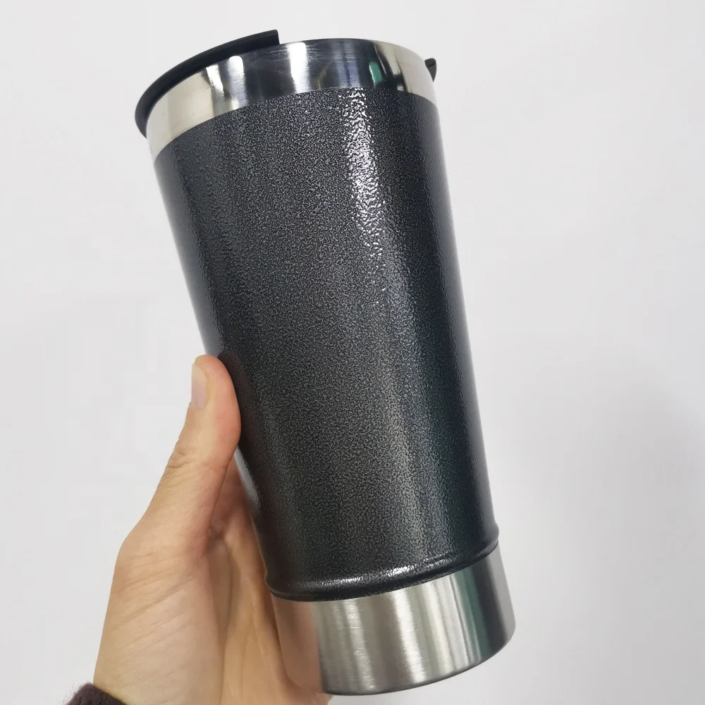 C025 wholesale stainless steel metal beer mug with bottle opener