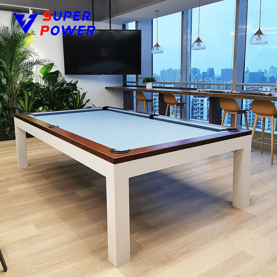 2021 factory wholesale house dining room slate pool table 7ft 8ft 9ft dining billiards table for sale