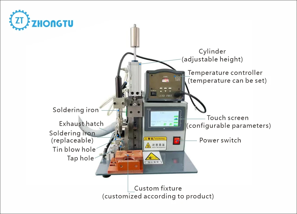 Semi Automatic Soldering Machine Usb Data Cable Making Machine Data Cable Molding Machine for PCB