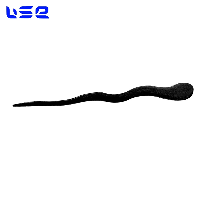 Chinese Style Vintage Simple Personalized Wood Hairpin with Flower Hair Accessories Wholesale for Women