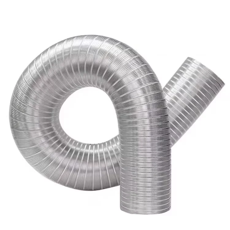 Industrial Design Style Aluminum Semi-Rigid Flexible Air Duct HVAC Parts for Hospitals Factory Price round Shape