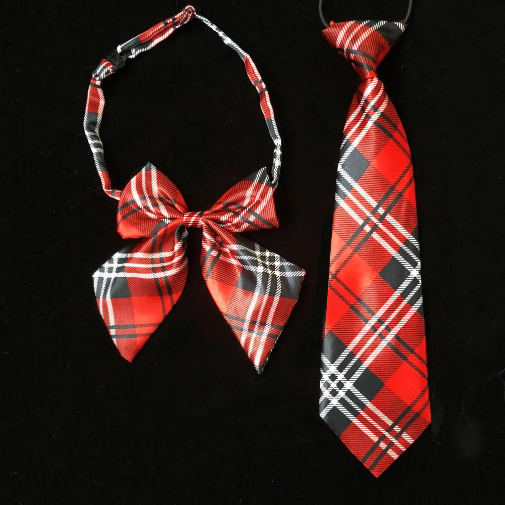 Hot Selling Custom Cheap School Design Ties 100% Polyester Women Cravat Butterfly Ladies Bow Tie Woven Neckties For Students