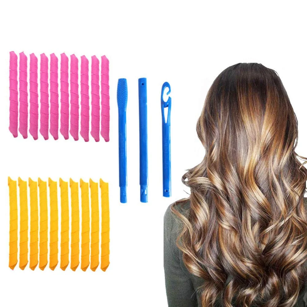 Заводская цена, магические пластиковые автоматические бигуди без нагрева для женщин