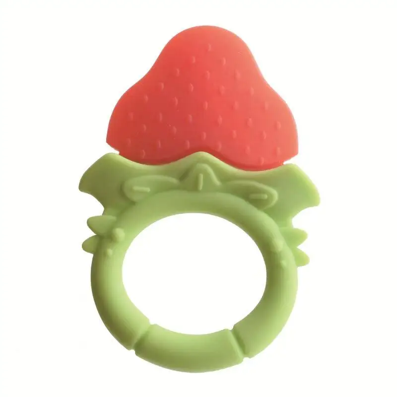 Classical Kids Molar Fruit Shape Silicone Gums Chewing Teething Toy BPA Free Baby Teether