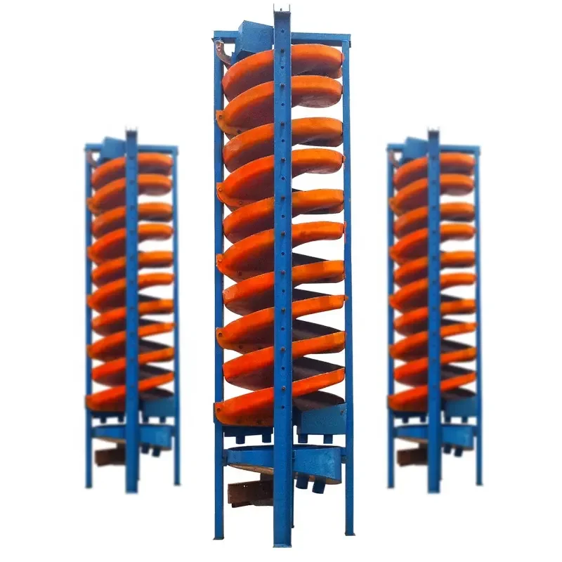 Gravity separation machine spiral chute separator
