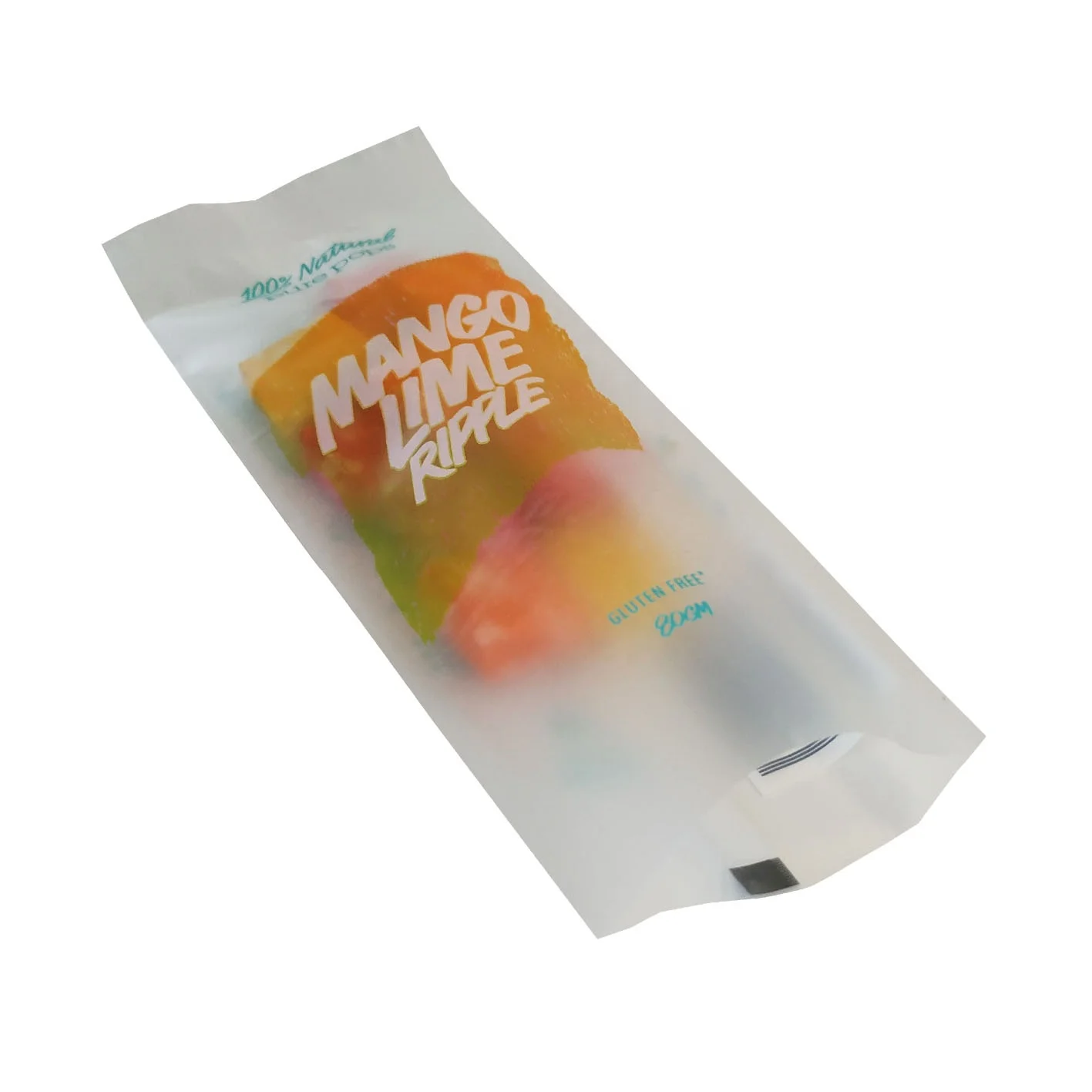 Customise digitally printed aluminum foil 3 side seal plastic pouches for chocolate sticks