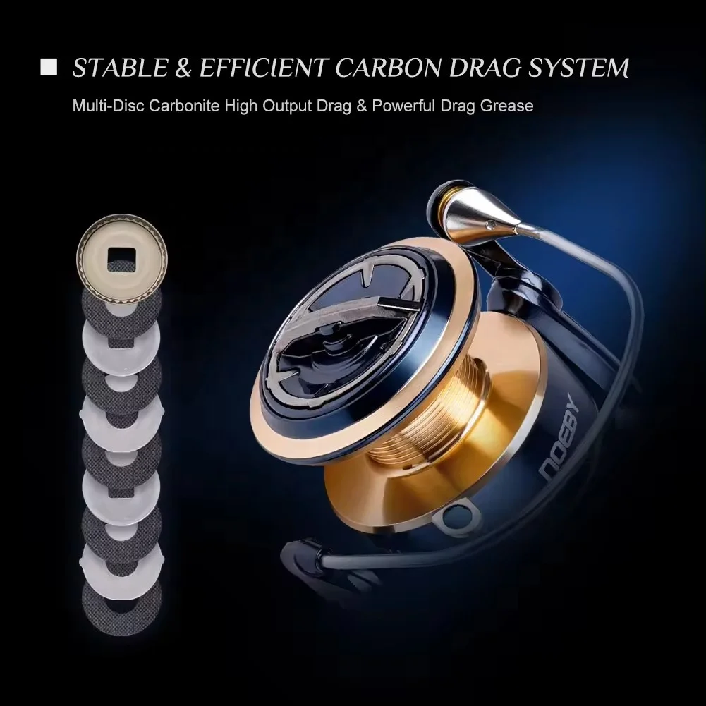 Wholesale nice quality 9+1bb 5.9:1 up to drag power 30kg spinner fishing reel 10000 series for fishing