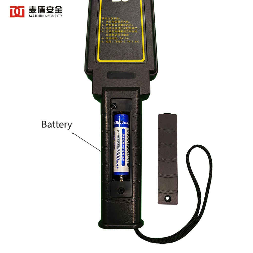 Factory Price Hand Held Metal Detector CE ISO RoSH Security Guard Equipment Body Scanning Wand for Security Checking
