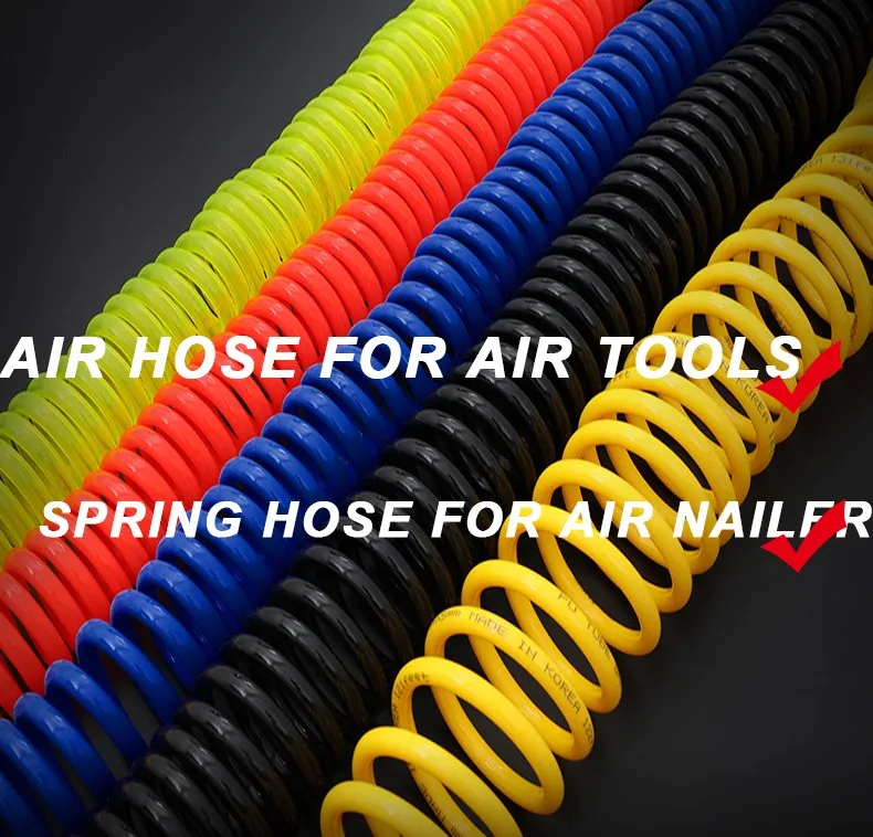China best quality pu hose, smooth surface heat proof flexible polyurethane pu tube pu pipe rubber flexible air hose hot sale