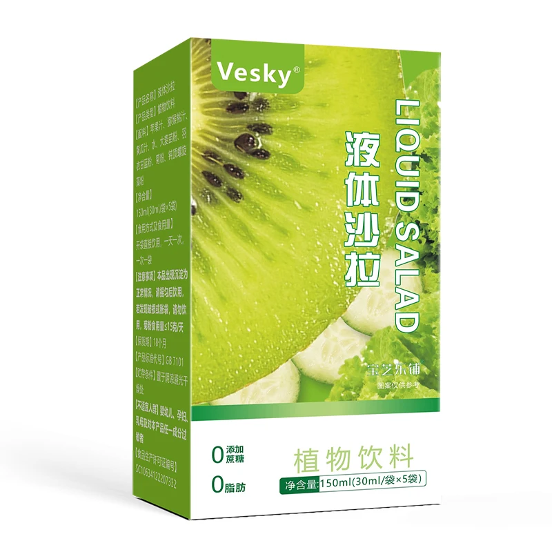 OEM/ODM Veskey жидкий салат Растительный Экстракт напиток 0 сахароза смешанные фрукты и овощи