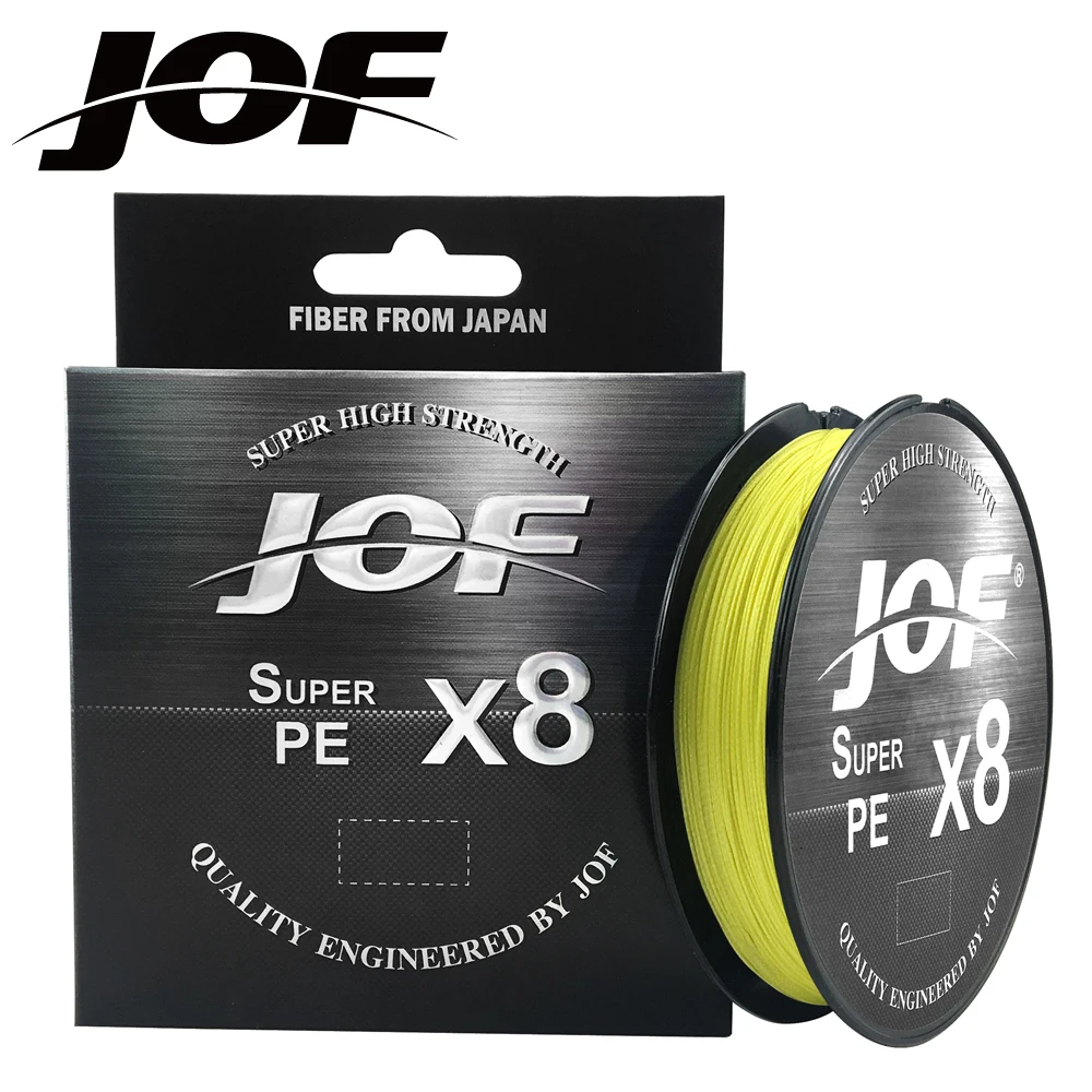  Плетеная рыболовная леска JOF X8 300 м 8 нитей многоцветная многонитевая полиэтиленовая для соленой воды