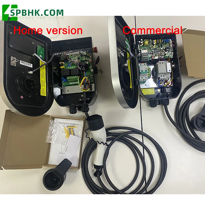 New Energy Smart Charging Station Wallbox 7KW Single Phase Car EV Charger Power Station with Bluetooth Charging Stations