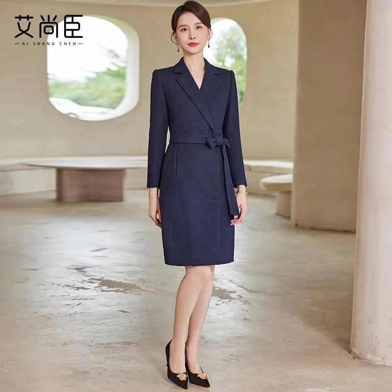 dresses women lady elegant wholesale color customized production tuxedo blazer dress supplying low MOQ