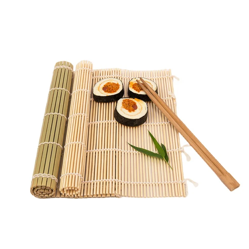Factory supplied wholesale low price 24*24cm rolling bamboo mats for sushi
