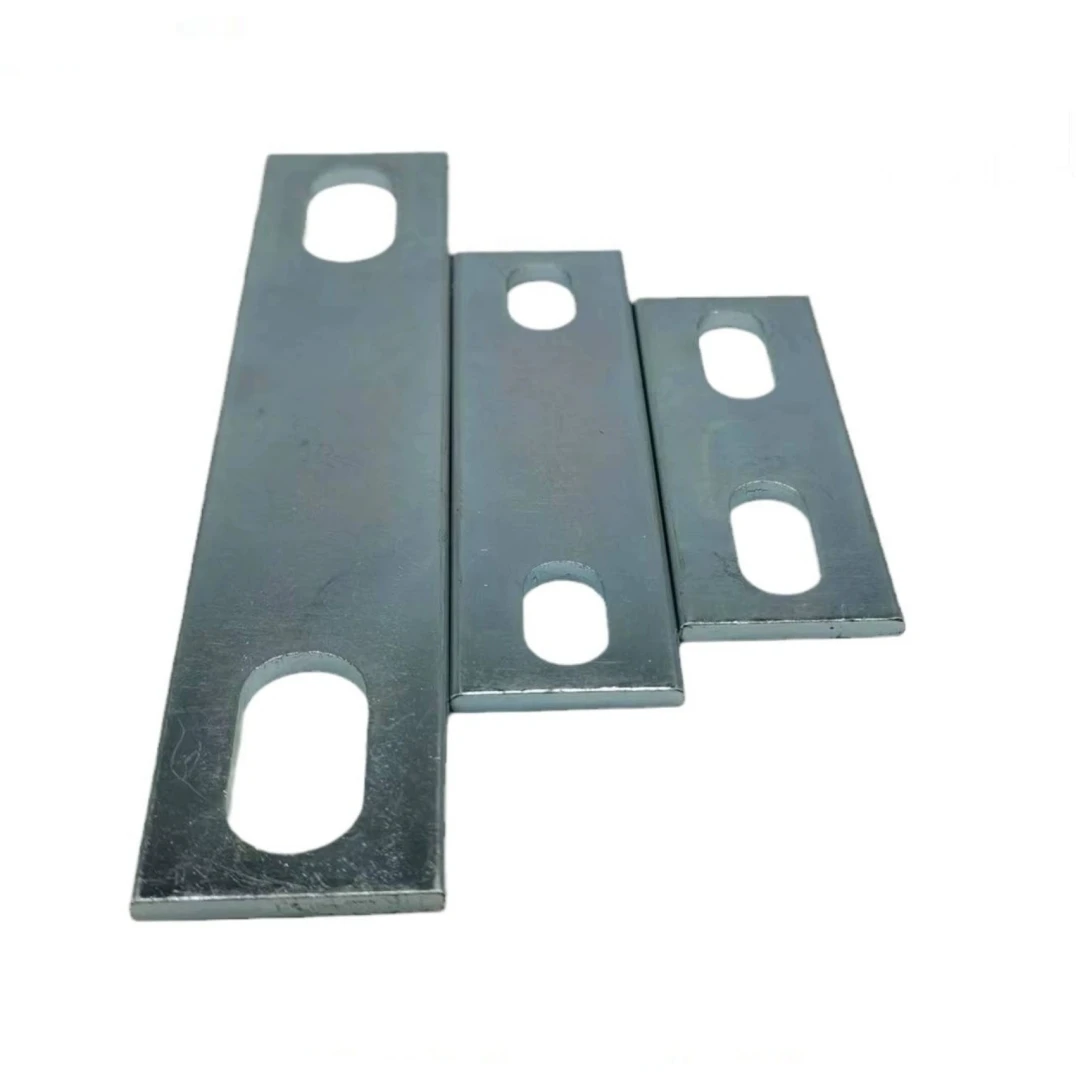 Two Holes 304 Stainless Steel carbon Steel U-shaped Clip Baffle Plate Clip Pipe Band Clamp For U-shaped Bolt