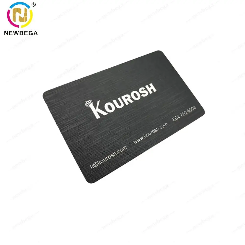 Wholesale 13.56MHz Plastic PVC UV Printing Smart Business Card NFC Metal RFID Card Business