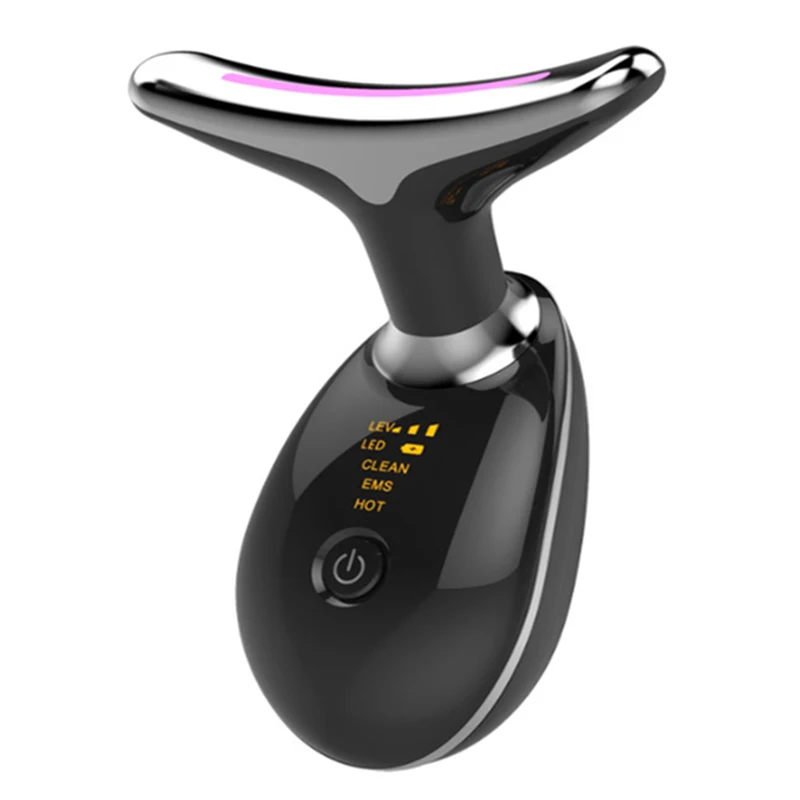 Face Lifting Neck Beauty Led EMS Photon Device Skin Care Electric Anti-wrinkle Facial Neck Massage Machine