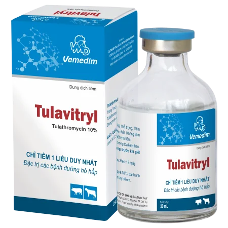 
Высокоэффективный инъекционный раствор для профилактики респираторных заболеваний, тулавитрил 