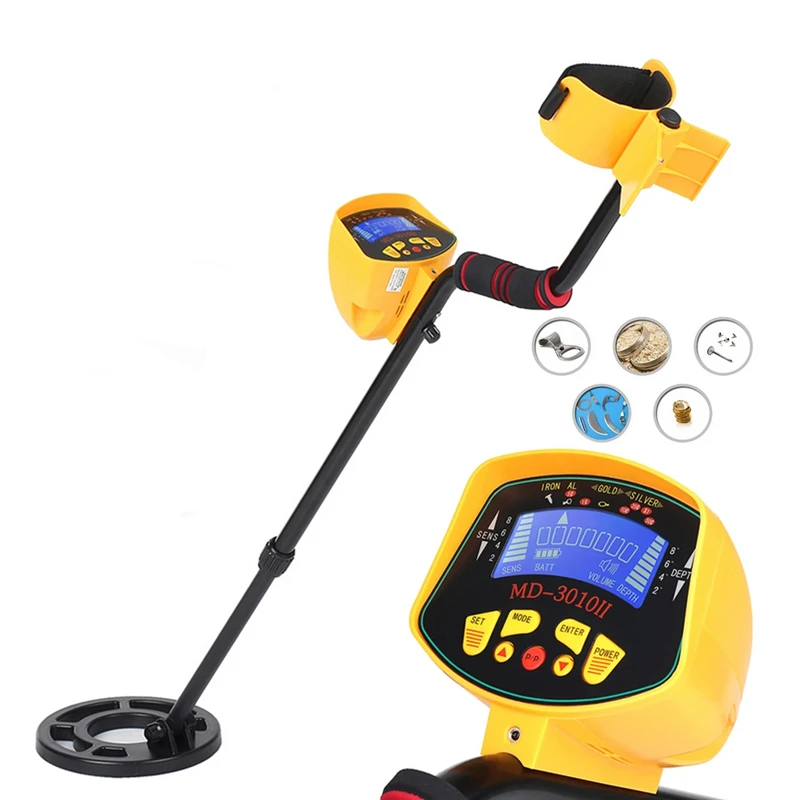 Высокочувствительный металлоискатель MD3010II Подземный детектор для поиска сокровищ