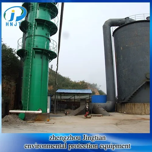 Industrial waste gas wet desulfurization and denitrification vertical tower equipment