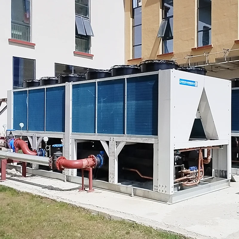 90C High-Temperature Air to Water Monoblock Industrial Air Source Heat Pump  Floor Standing with PLC Core Components
