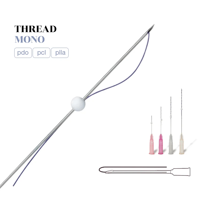 Beautlift Tension Threads PDO Hilos Tensores Para Rostro Cannula Blunt Line Lift Mono