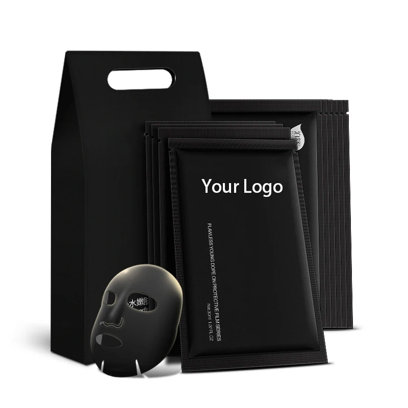 blackhead magnetic bamboo charcoal black mask for face detoxifying moisturizing cleansing skin care