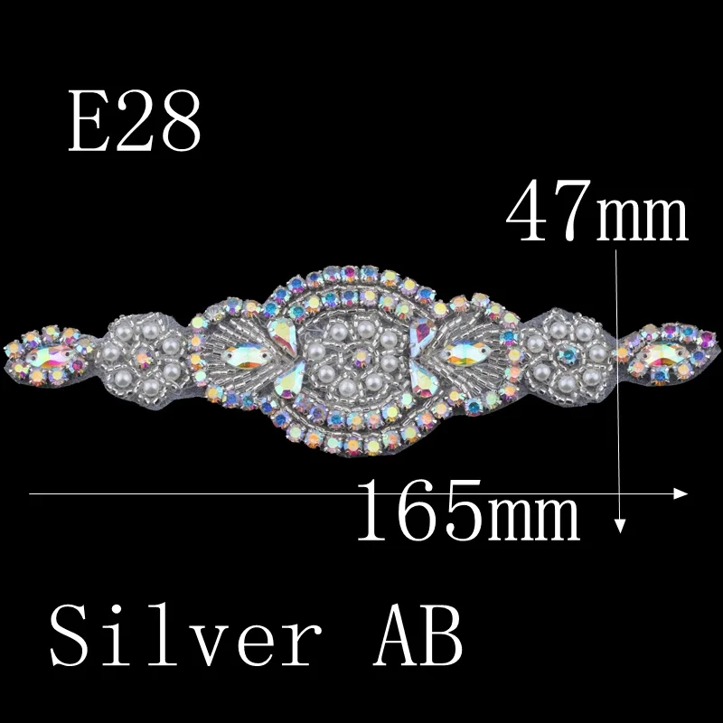 European And American Fashion Rhinestone Crystal Applique Bridal Dress Decoration And Belt Other Clothing Accessories