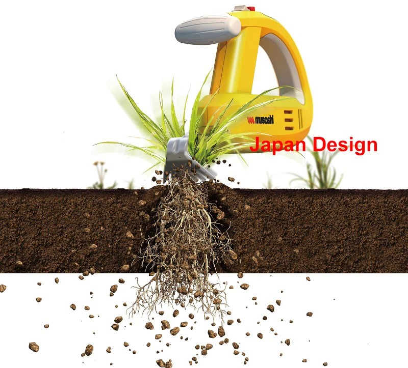 Hot sale easy work rechargeable battery vibration garden root weeder tool