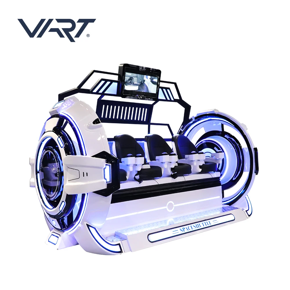 virtual reality roller coster 4 seaters for 9D VR cinema 360 degree motion platform egg chair 9d vr patent shooting games