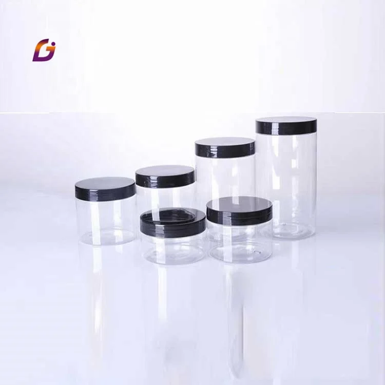  L001 2021 популярная пластиковая банка для пищевых продуктов с широким горлышком домашних животных 100 мл 200 300