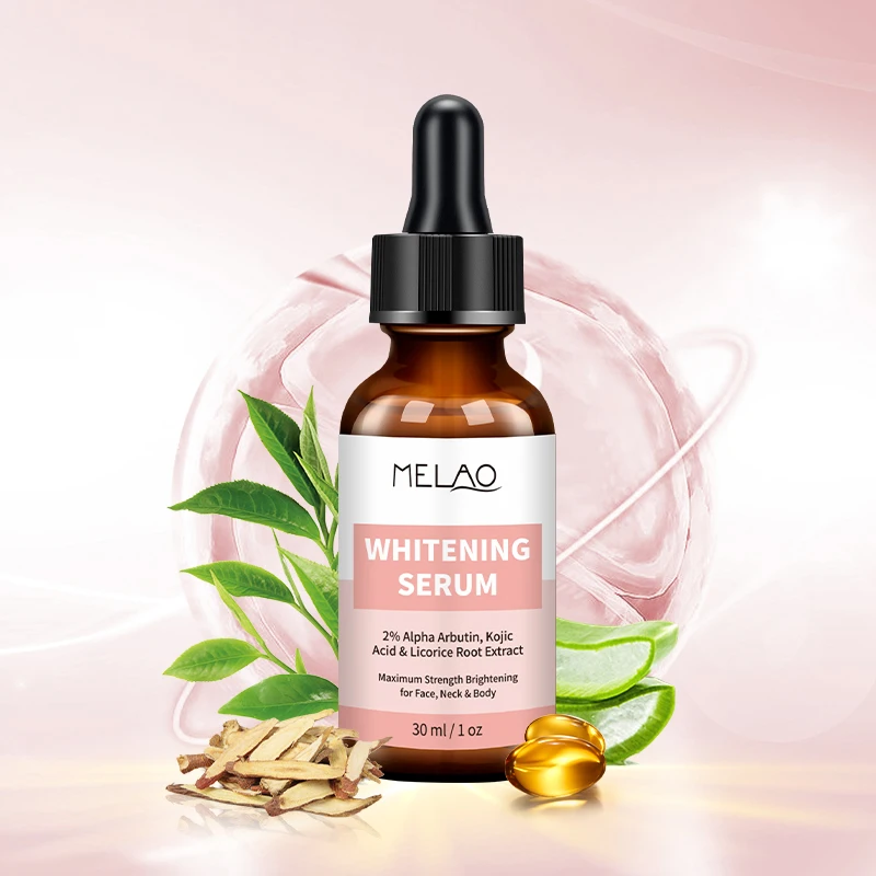 Melao Organic Serum For Dark Skin 30Ml Moisturizing Skin Whitening Anti Aging And Firming Serum With Kojic Acid Whitening Serum