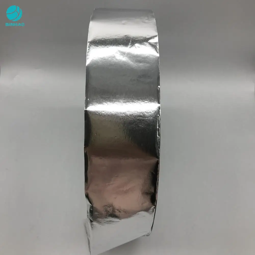 Silver Aluminum Foil Paper For Custom Use In High Speed Machinery HLP