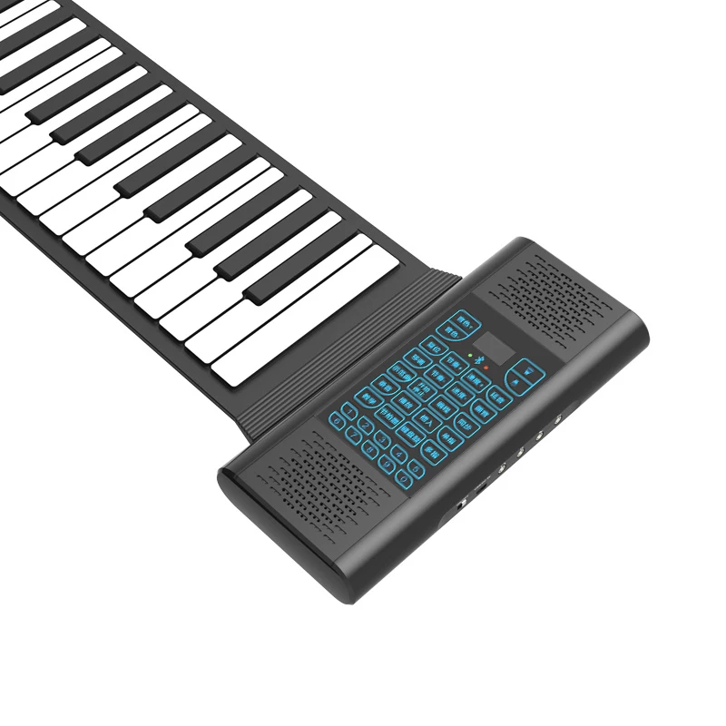 Built-in Speaker Oem Portable Digital Piano With  Electronic Roll Up Piano