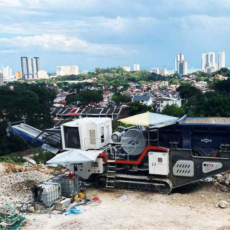 100 Tons to 150 Tons Mobile Stone Jaw Crusher Plant with Screen Price