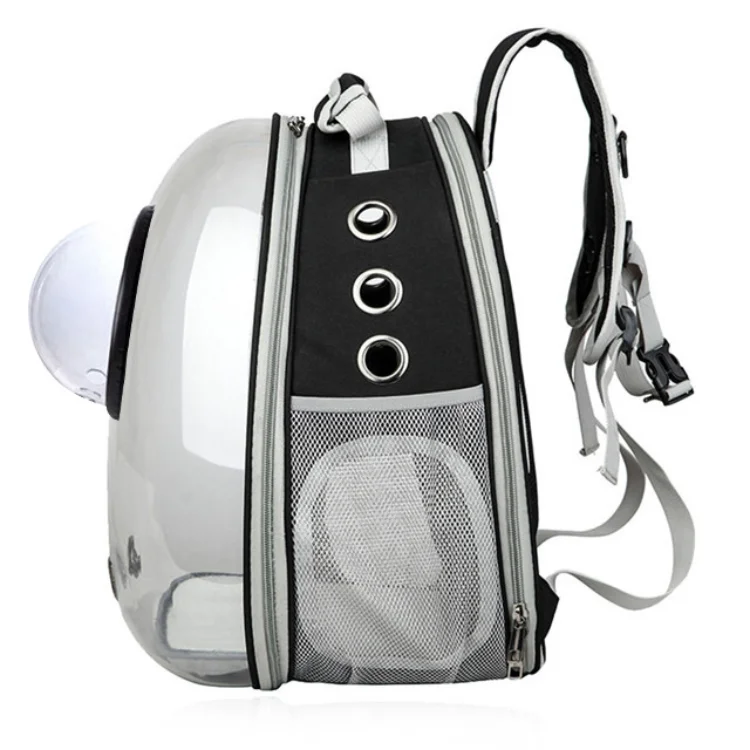 2022 Fashion Foldable Cat Carrying Backpack Space Capsule Transparent Pet Carrier