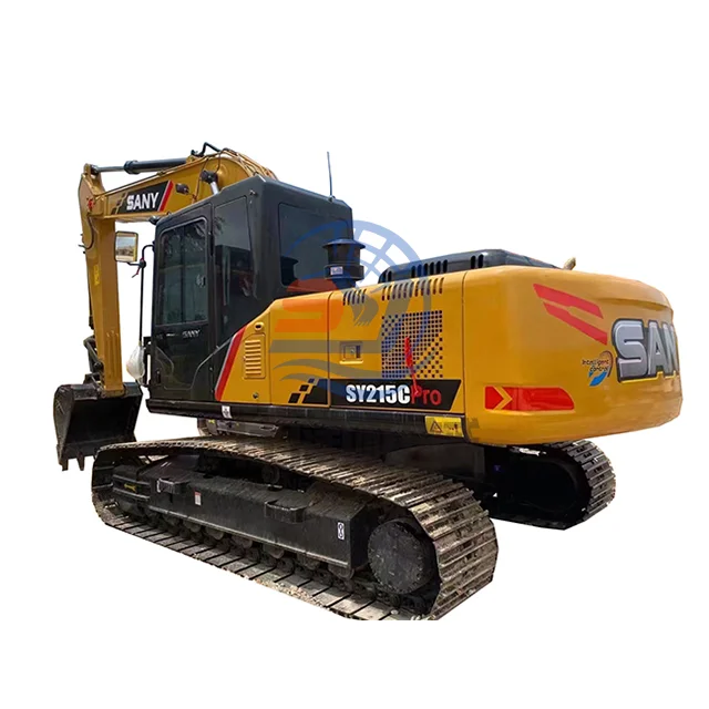 Вторая рука Sany SY215C Pro мини гидравлический экскаватор 20 тонн гусеничный в хорошем состоянии Распродажа по низкой цене